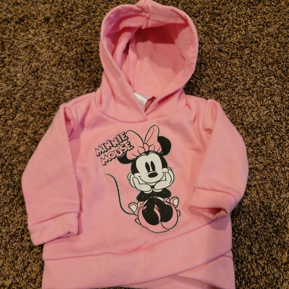 Minnie Mouse Hoodie-12 months